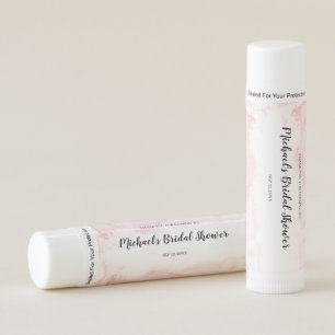 Watercolor Personalized Thank You Bridal Shower Lip Balm