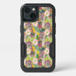 Watercolor Peruvian Woman &amp; Llama Pattern iPhone 13 Case