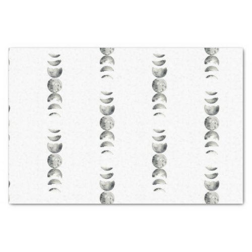 Watercolor Phases of the Moon Tissue Paper