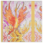 Watercolor Phoenix Fabric