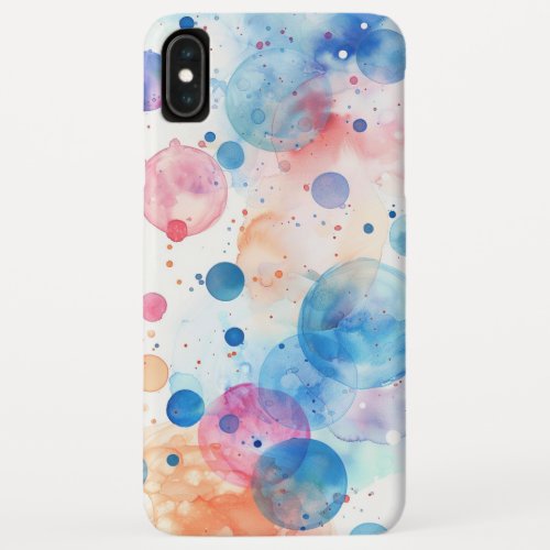 Watercolor Phone Case _ Multicolor Bubblegum Pop