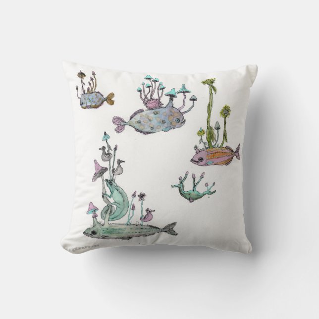 Watercolor Pillow (Front)