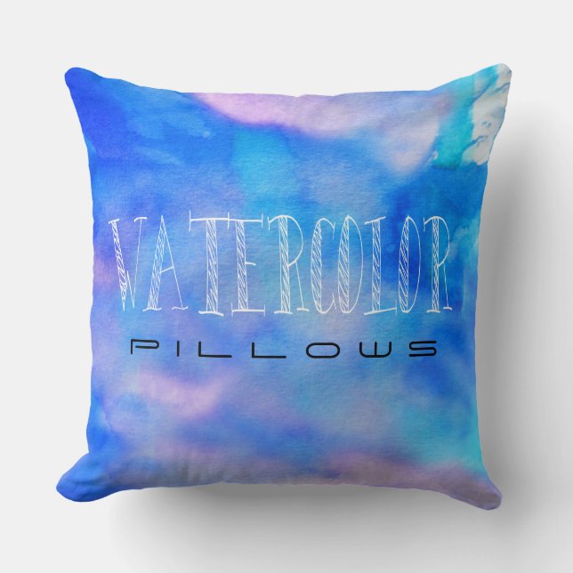 watercolor Pillow (Front)