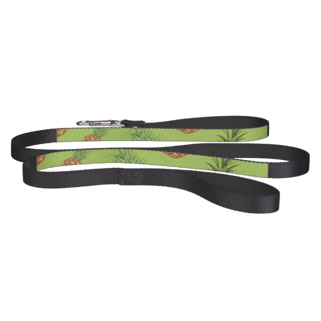 Watercolor pine-apple pattern 4 pet leash (Full)