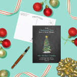 Watercolor Pine Christmas Tree New Home Holiday Announcement Postcard<br><div class="desc">Celebrate in style with these trendy new home moving announcement postcards. The design is easy to personalize with your own wording and your family and friends will be thrilled when they receive these fabulous change of address announcement postcards.</div>