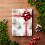 Watercolor Pine Tree Sage Green Christmas  Wrapping Paper<br><div class="desc">Make your child's special day even more extraordinary with our Personalized Children's Wrapping Paper. It's a thoughtful way to show them that the gift inside is just as unique and cherished as they are. Let the excitement of unwrapping a present become a cherished memory with our customizable wrapping paper! Winter...</div>