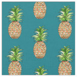 watercolor pineapple drawing fabric