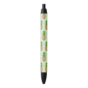 watercolor pineapple drawing pen