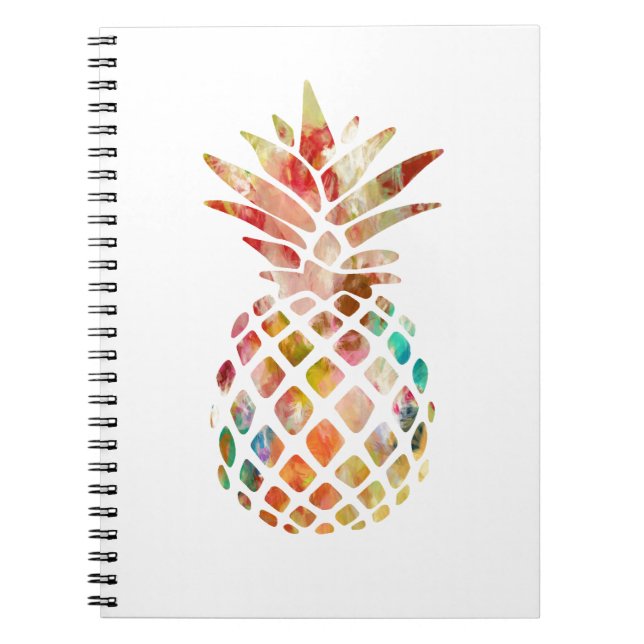 Watercolor Pineapple Notebook (Front)