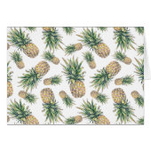 Watercolor Pineapple Pattern (Front Horizontal)