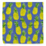 Watercolor Pineapple Pattern Green Yellow Purple Bandana