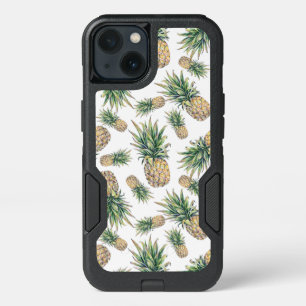 Watercolor Pineapple Pattern iPhone 13 Case