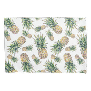 Watercolor Pineapple Pattern Pillowcase