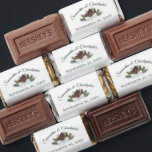 Watercolor Pinecones Pine Branchs Elegant Wedding Hershey's Miniatures<br><div class="desc">These chocolate bars are a wonderful way to offer your wedding guests a sweet treat at your wedding reception, rehearsal dinner, bridal shower, or other wedding related event. The rustic design features the names of the couple and wedding date with a cluster or bouquet of hand painted watercolor pine branches...</div>