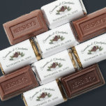 Watercolor Pinecones Pine Branchs Elegant Wedding Hershey's Miniatures<br><div class="desc">These chocolate bars are a wonderful way to offer your wedding guests a sweet treat at your wedding reception, rehearsal dinner, bridal shower, or other wedding related event. The rustic design features the names of the couple and wedding date with a cluster or bouquet of hand painted watercolor pine branches...</div>