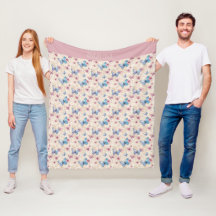 Watercolor pink blue Butterfly pattern name