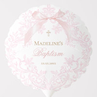 watercolor pink crest | Baptism
