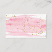 Watercolor Pink Diaper Raffle Invitation Insert (Back)