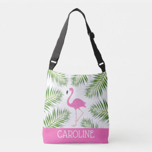 Watercolor Pink Flamingo Tropical Beach Tote