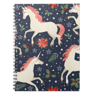 Watercolor pink flamingos, exotic birds, tropical notebook