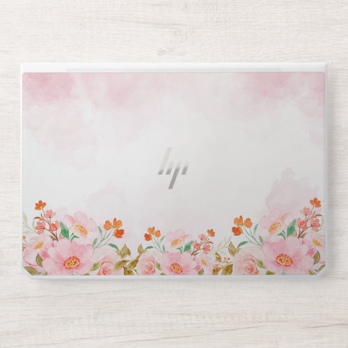 Watercolor Pink FloralHP EliteBook 1050 G1 HP Laptop Skin