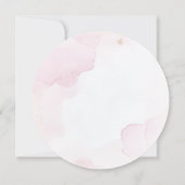 Watercolor Pink Floral Thank You (Back)