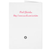 Watercolor Pink Gladiolas (Back)