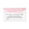 Watercolor Pink How Big Is Mommy's Belly Game Card