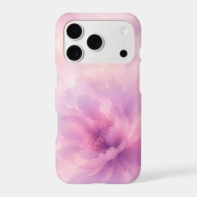 Watercolor Pink Lavender Blossom Abstract Case-Mate iPhone Case (Back)
