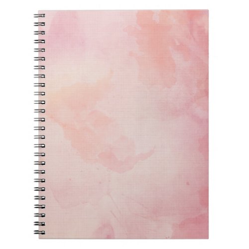 Watercolor Pink Notebook