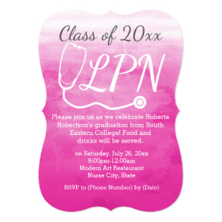 nursing graduation party invitations