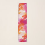 Watercolor Pink Orange Abstract Scarf<br><div class="desc">The Watercolor Pink Orange Abstract Scarf is a stunning accessory that blends vibrant artistry with versatile fashion. Featuring a captivating design of pink and orange brushstrokes, this scarf brings a bold, colorful flair to any outfit. Made from lightweight, soft fabric, it drapes beautifully, offering both comfort and elegance. Perfect for...</div>