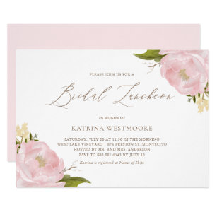 bridal luncheon invitations zazzle