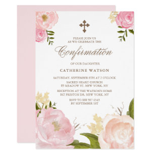 confirmation invitations zazzle