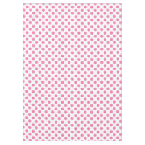 watercolor pink polka dots dotty design tablecloth