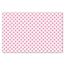watercolor pink polka dots dotty design tissue paper