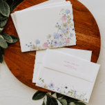 Watercolor Pink & Purple Bouquet Wedding Envelope<br><div class="desc">Featuring vibrant floral designs in shades of pink and purple, this envelope sets a romantic and enchanting tone for your special day. Share the excitement with your loved ones as the beauty of blossoms fills the air with anticipation. Designed to complement the "BROOKE" Wedding Invitation Collection, you can easily personalize...</div>