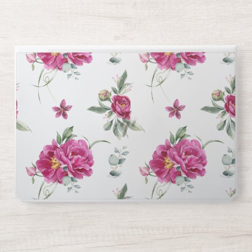 Watercolor Pink Rose PatternHP EliteBook 1050 G1 HP Laptop Skin