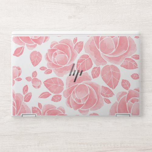 Watercolor Pink RosesHP EliteBook X360 1030 G3G4 HP Laptop Skin