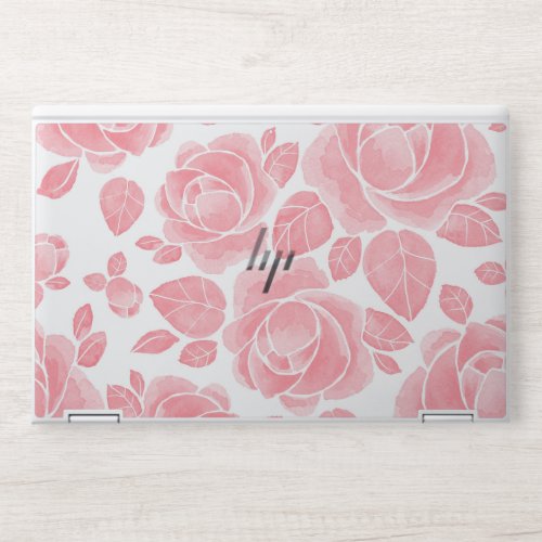 Watercolor Pink RosesHP EliteBook X360 1040 G5G6 HP Laptop Skin