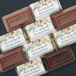 Watercolor Pink White Floral Love Is Sweet Wedding Hershey's Miniatures<br><div class="desc">Modern Elegant Calligraphy Script Watercolor Pink White Floral Wedding Love is Sweet Chocolate Candy Bars include pink roses,  white flowers and botanical greenery.</div>