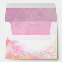 Watercolor Pink & Yellow Balloon Baby Shower