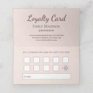 Watercolor Pink Yellow Roses on black, Monogram Loyalty Card