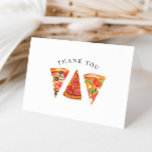 Watercolor Pizza Thank You Card<br><div class="desc">Watercolor Pizza Thank You Card</div>