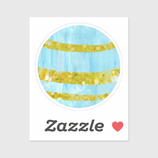 Watercolor Planet Outer Space Birthday Party Favor Sticker (Sheet)