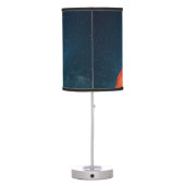 Watercolor Planets Solar System Personalized Table Lamp (Back)