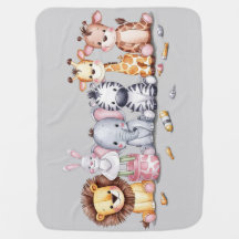 Watercolor playroom wild animal toys10