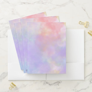 Watercolor Pocket Folder