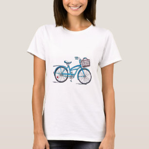 Watercolor Polka Dot Bicycle T-Shirt
