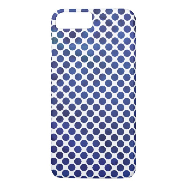 Watercolor Polka Dots Pattern Case-Mate iPhone Case (Back)